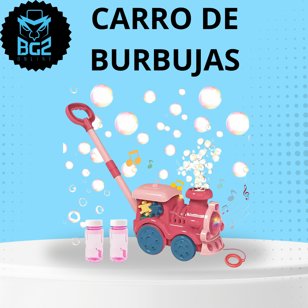 MAQUINA CARRO DE BURBUJAS